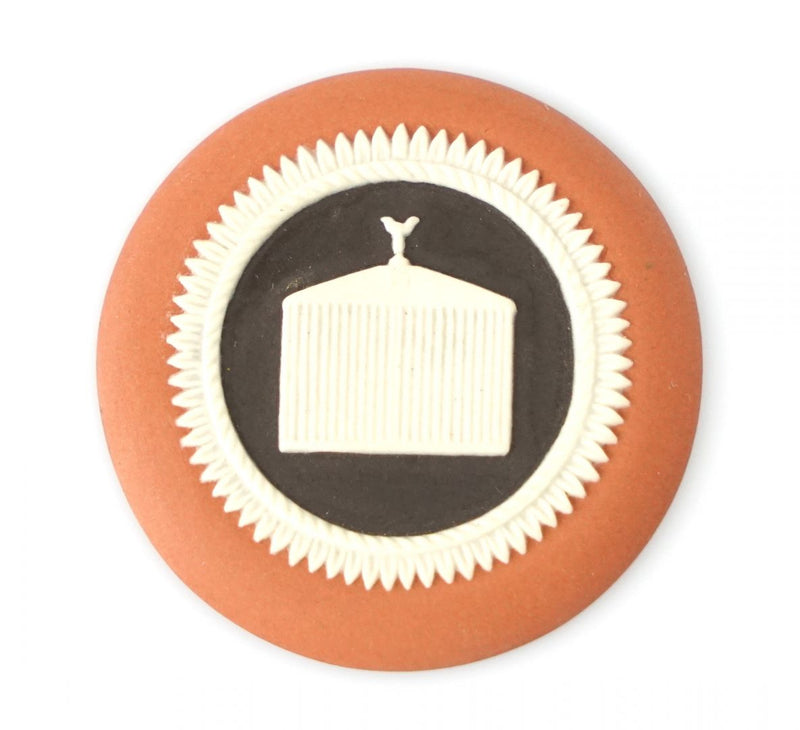 ROLLS ROYCE- WEDGWOOD TRI-COLOUR JASPER WARE RADIATOR GRILLE CAR PENDANT PLAQUE