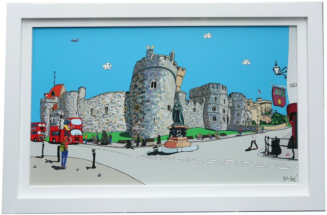 DYLAN IZAAK (BRITISH, C20th) -QUEEN OF THE CASTLE- LIMITED EDITION WINDSOR PRINT &amp; COA