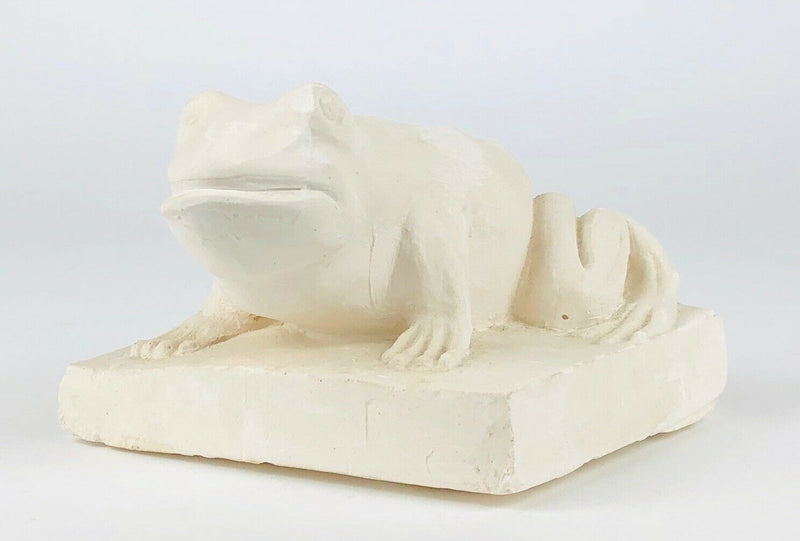 EDUARDO PAOLOZZI - FROG, CAST PLASTER TOAD FIGURE MODEL
