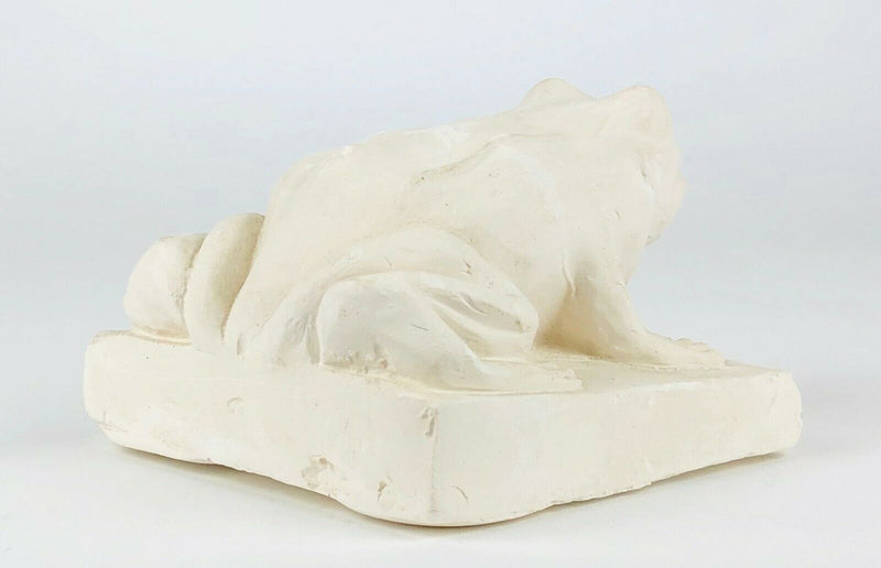 EDUARDO PAOLOZZI - FROG, CAST PLASTER TOAD FIGURE MODEL