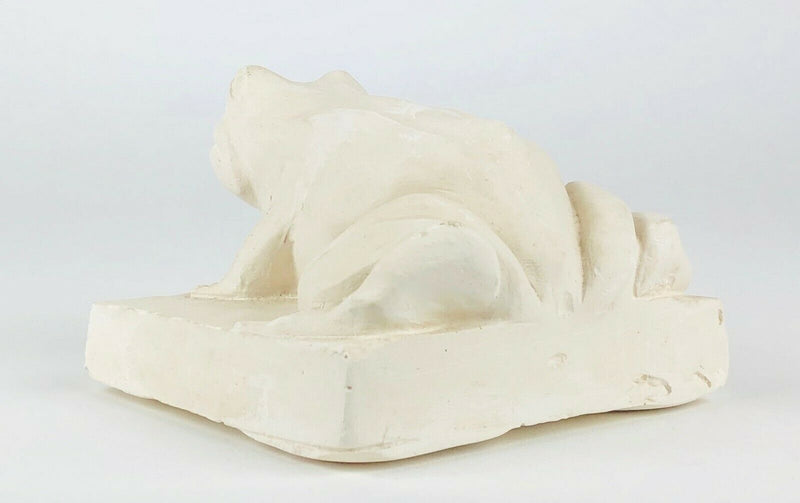 EDUARDO PAOLOZZI - FROG, CAST PLASTER TOAD FIGURE MODEL
