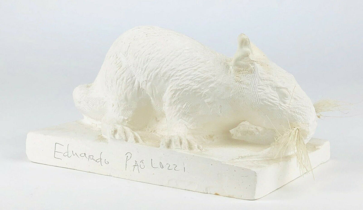 EDUARDO PAOLOZZI - RAT, CAST PLASTER FIGURE MODEL, SIGNED