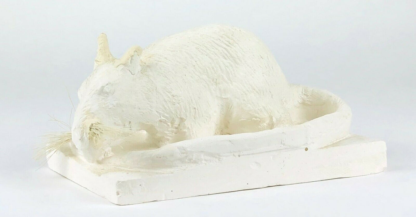 EDUARDO PAOLOZZI (SCOTTISH, 1924-2005) -RAT- CAST PLASTER FIGURE MODEL, SIGNED