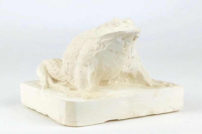 EDUARDO PAOLOZZI (SCOTTISH, 1924-2005) -TOAD- CAST PLASTER FROG FIGURE MODEL