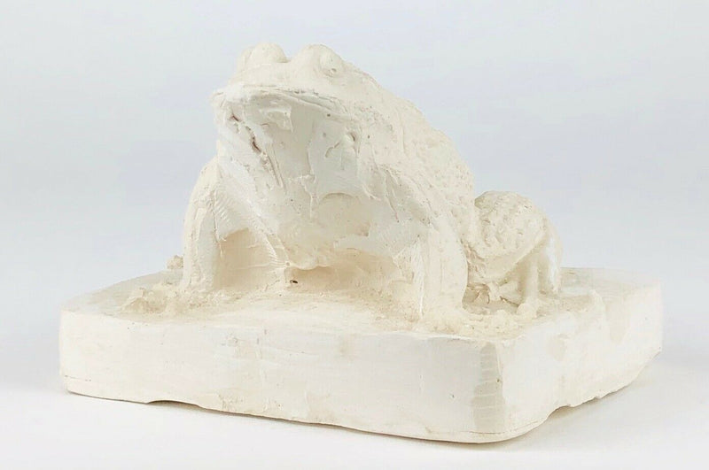 EDUARDO PAOLOZZI (SCOTTISH, 1924-2005) -TOAD- CAST PLASTER FROG FIGURE MODEL