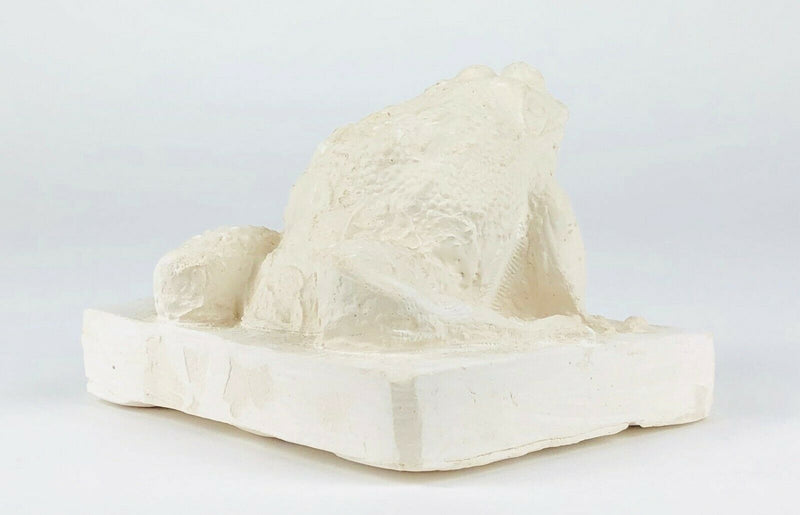 EDUARDO PAOLOZZI (SCOTTISH, 1924-2005) -TOAD- CAST PLASTER FROG FIGURE MODEL