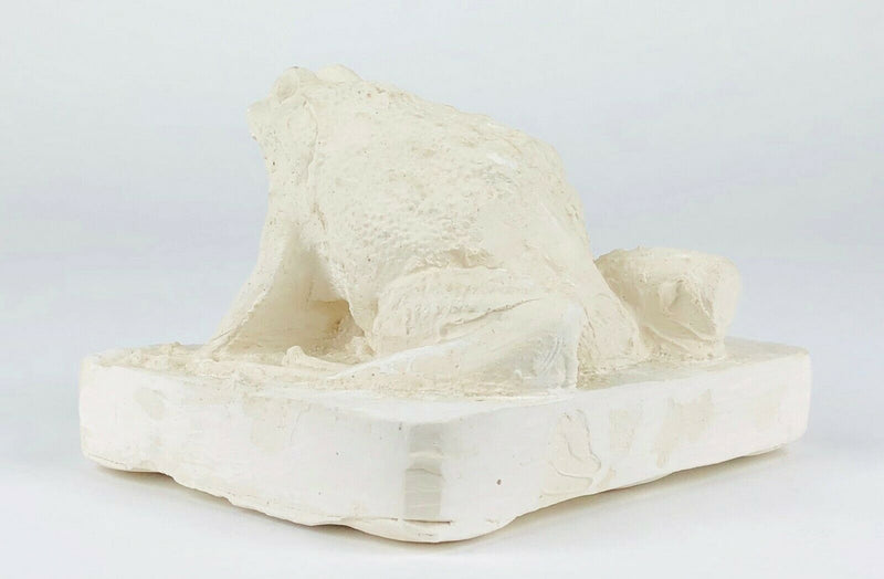 EDUARDO PAOLOZZI (SCOTTISH, 1924-2005) -TOAD- CAST PLASTER FROG FIGURE MODEL