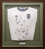 Signed England Shirt football