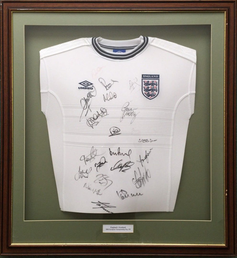 Signed England Shirt football