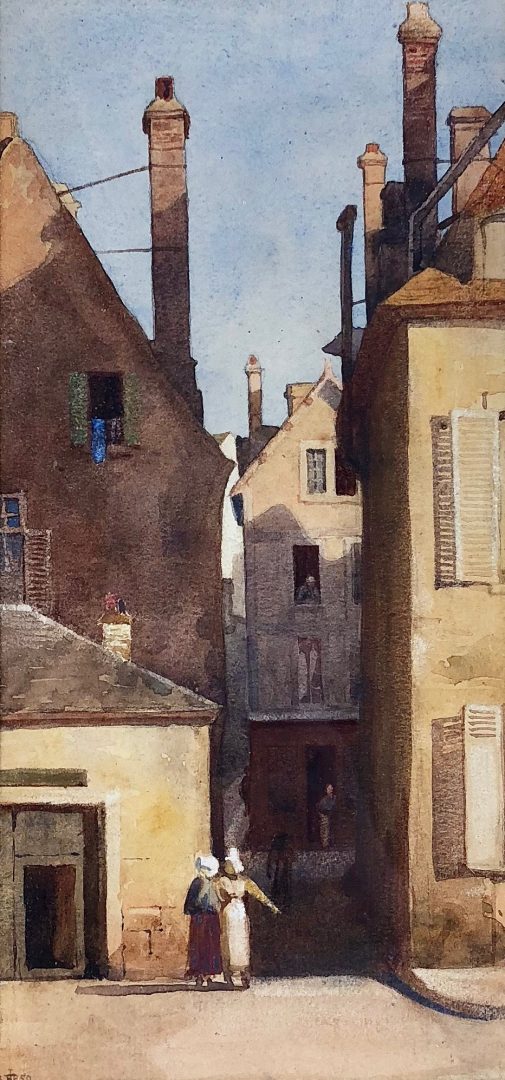 EDWARD JOHN POYNTER, '1859 CHARTRES STREET', WATERCOLOUR