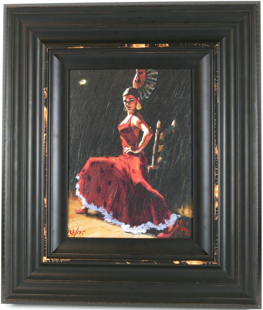 Fabian Perez -Study For Celina With Abanico Iii- Limited Edition Print ...