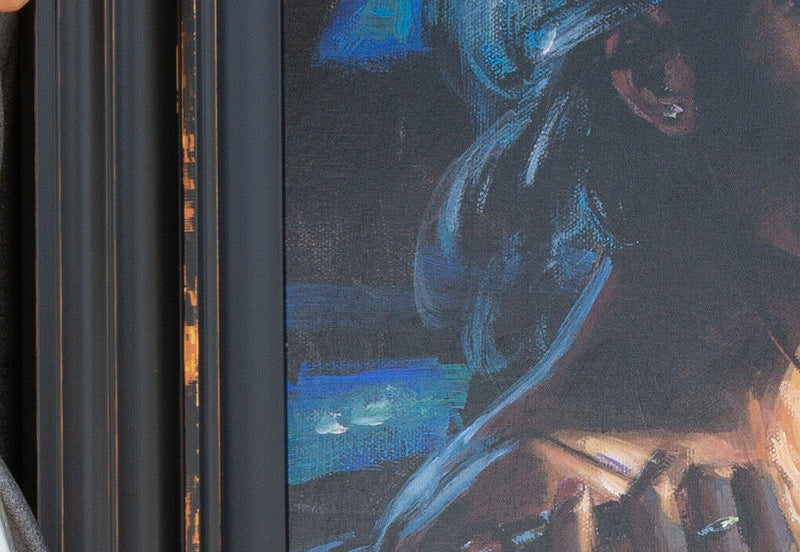 FABIAN PEREZ (b.1967) -DARYA IN CAR WITH LIPSTICK- US LIMITED EDITION PRINT