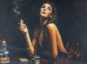 Fabian Perez painting