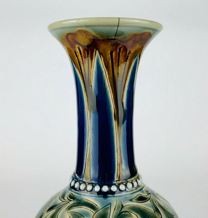 HANNAH BARLOW for DOULTON LAMBETH - SHEEP LAMB CATTLE STONEWARE VASE