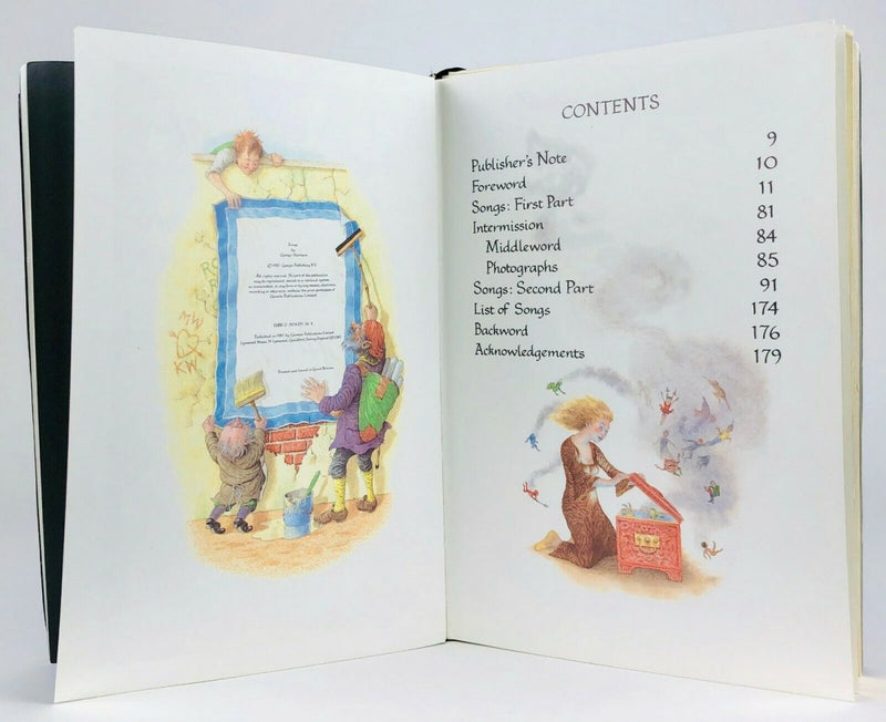 GENESIS PUBLICATIONS 'SONGS BY GEORGE HARRISON' ORIGINAL 1987 TEST PRINT BOOK