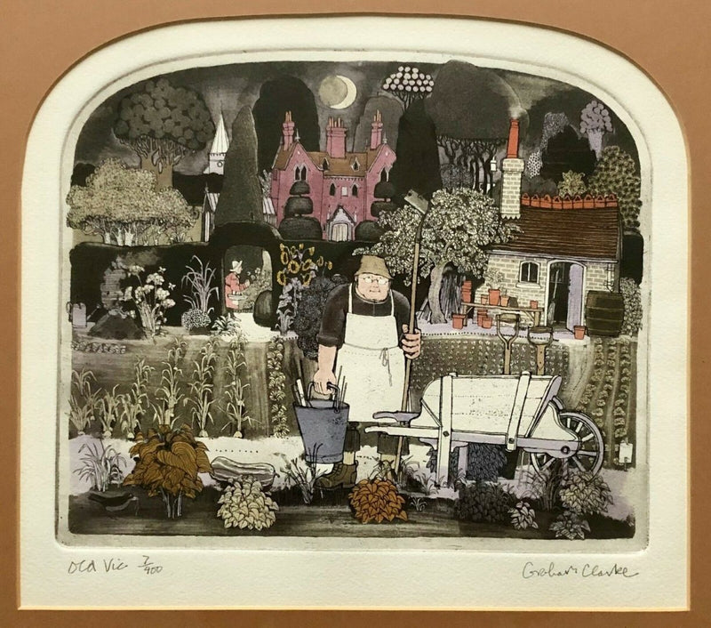 Graham Clarke etching