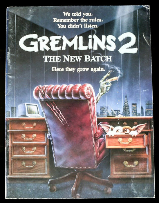 GREMLINS 2: THE NEW BATCH (1990) - ORIGINAL JAPANESE FILM MOVIE CINEMA PROGRAMME