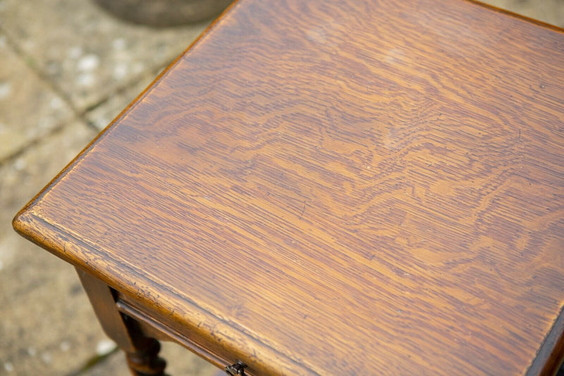 HARRODS, ROYAL OAK - PAIR OF OAK BEDSIDE TABLES