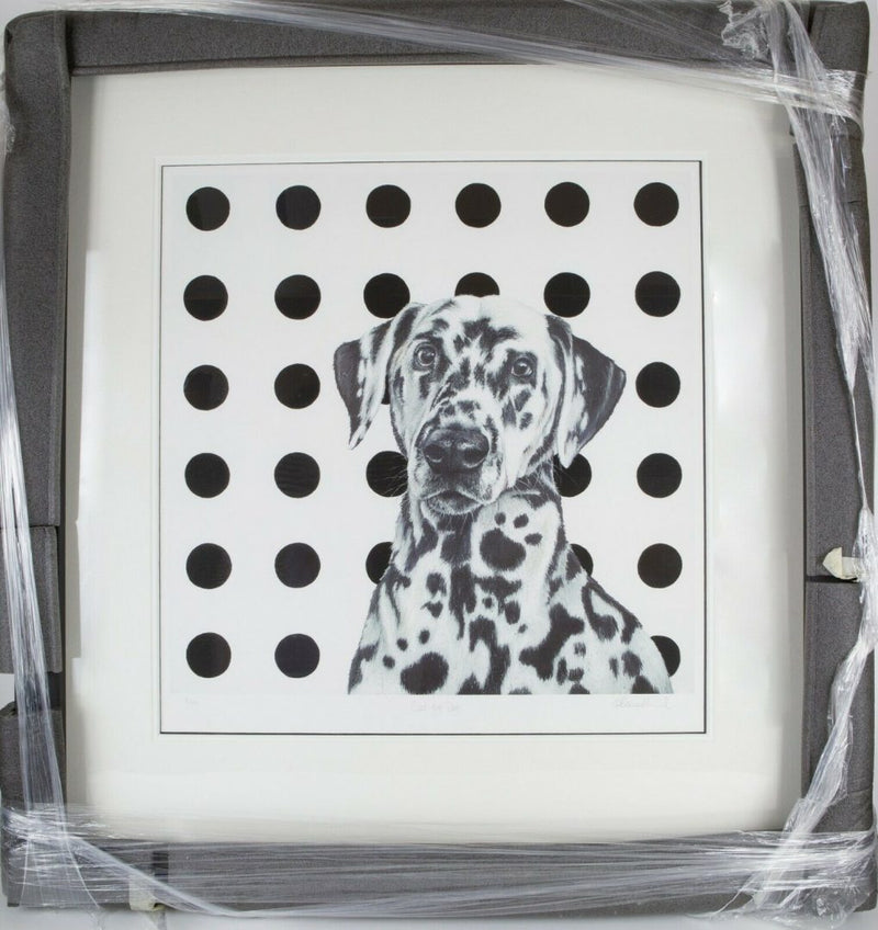 HAYLEY GOODHEAD (BRITISH, C20th) -SPOT THE DOG- LIMITED EDITION DALMATIAN PRINT & COA
