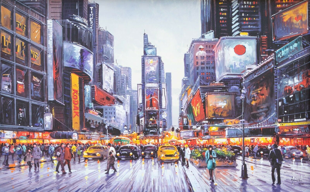 Henderson Cisz (Brazilian, B.1960) -Times Square Morning- Limited