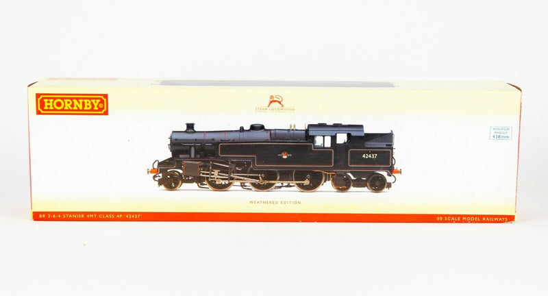 HORNBY -BR STANIER 4MT, WEATHERED- 00 RAILWAY LOCOMOTIVE TRAIN R2637X, BOXED