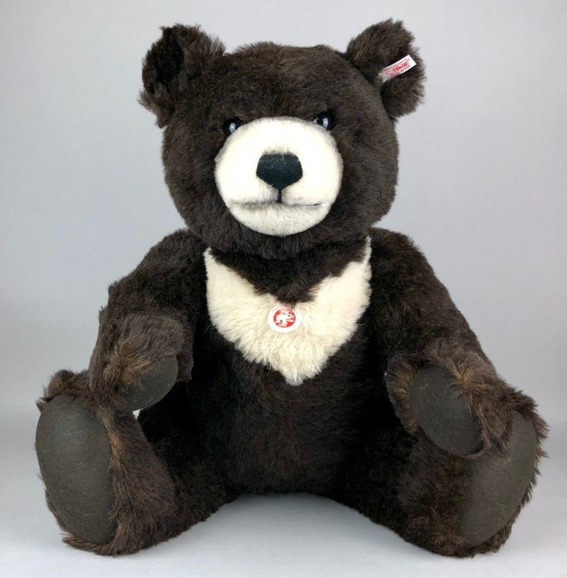 STEIFF 'MOON TED' LIMITED EDITION ALPACA MOHAIR TEDDY PANDA BEAR 662423, BOXED