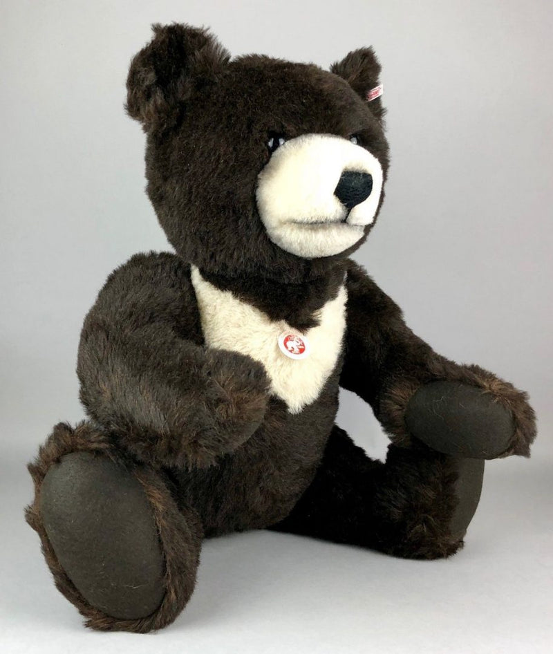 STEIFF 'MOON TED' LIMITED EDITION ALPACA MOHAIR TEDDY PANDA BEAR 662423, BOXED