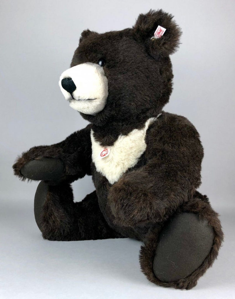 STEIFF 'MOON TED' LIMITED EDITION ALPACA MOHAIR TEDDY PANDA BEAR 662423, BOXED
