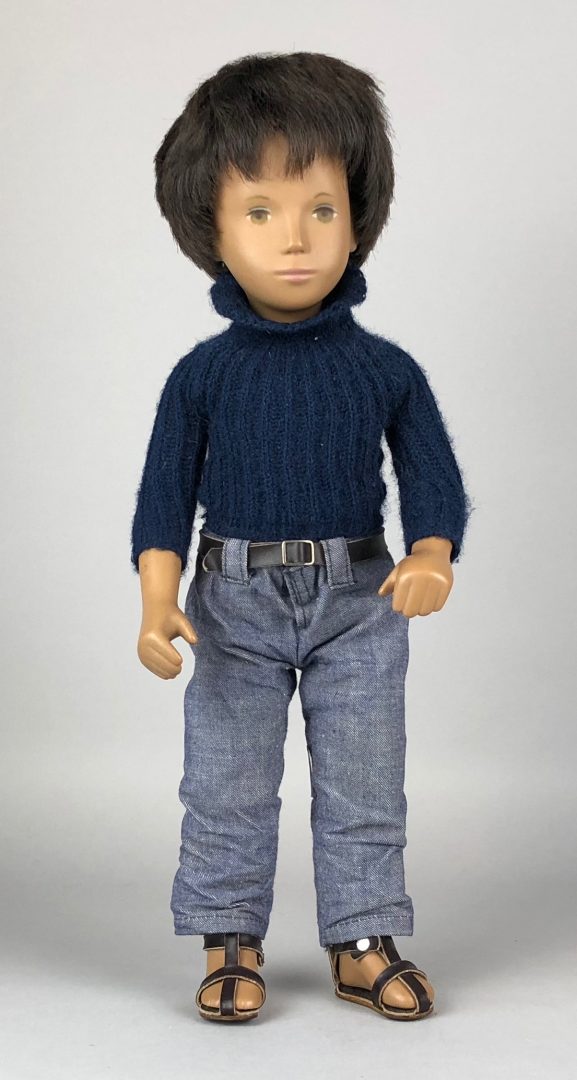 TRENDON SASHA DOLL 'GREGOR DARK DENIMS' BOY No 4-301 JUMPER JEANS SANDALS, BOXED