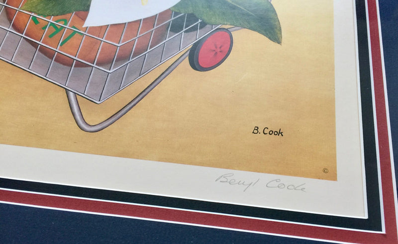 BERYL COOK 'GARDEN CENTRE' LIMITED EDITION ALEXANDER GALLERY PRINT 172/850, SIGNED