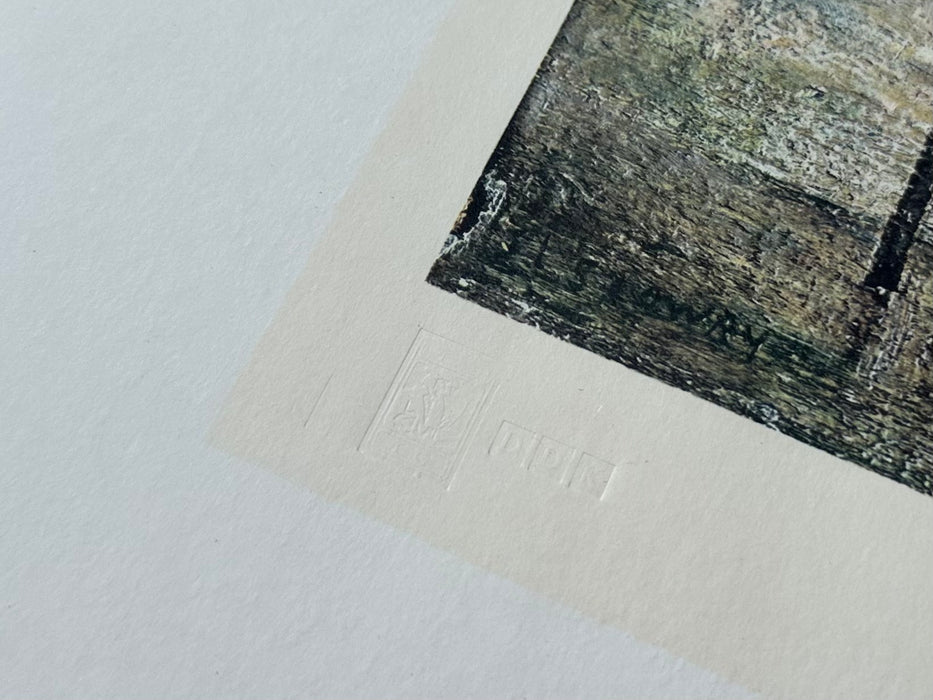 L.S. LAURENCE STEPHEN LOWRY 'SAILING BOATS' SIGNED LIMITED EDITION PRINT 337/850