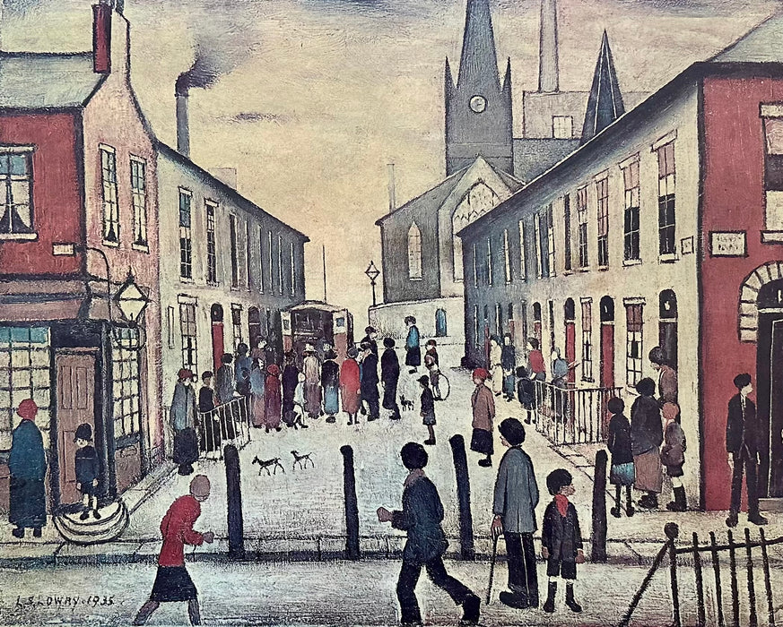 L.S. LAURENCE STEPHEN LOWRY 'THE FEVER VAN' SIGNED LIMITED EDITION PRINT 602/700