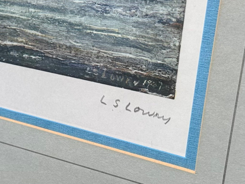 L.S. LAURENCE STEPHEN LOWRY, 'THE BEACH, DEAL', SIGNED LIMITED EDITION PRINT, 776/850