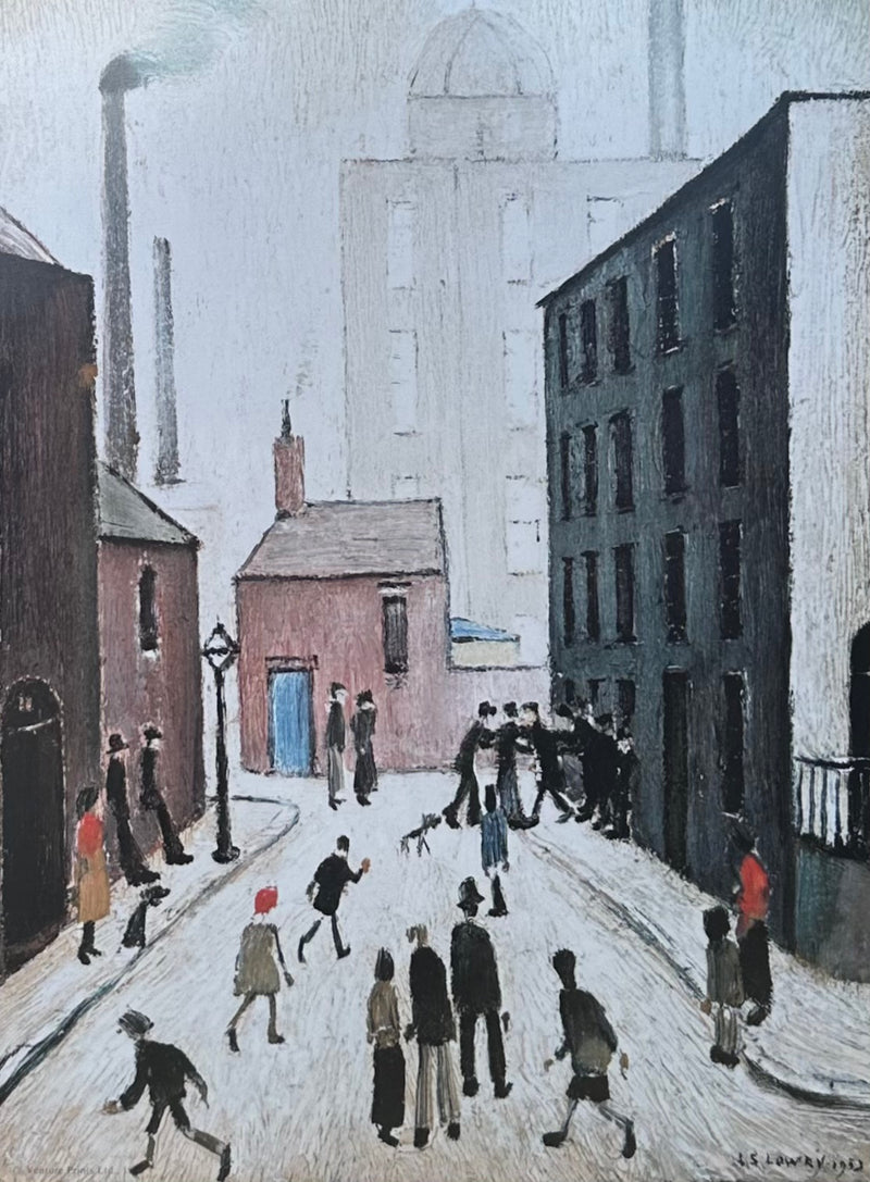 L.S. LAURENCE STEPHEN LOWRY, 'INDUSTRIAL SCENE', SIGNED LIMITED EDITION PRINT 735/850