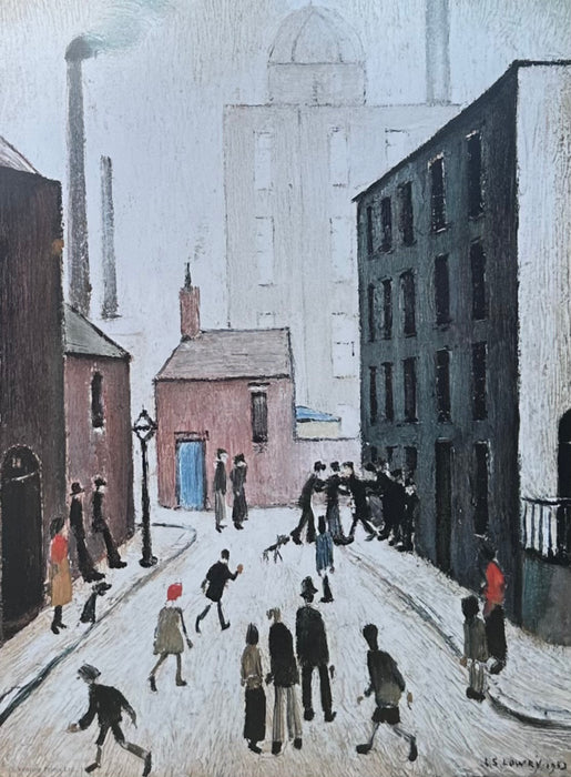 L.S. LAURENCE STEPHEN LOWRY, 'INDUSTRIAL SCENE', SIGNED LIMITED EDITION PRINT 735/850