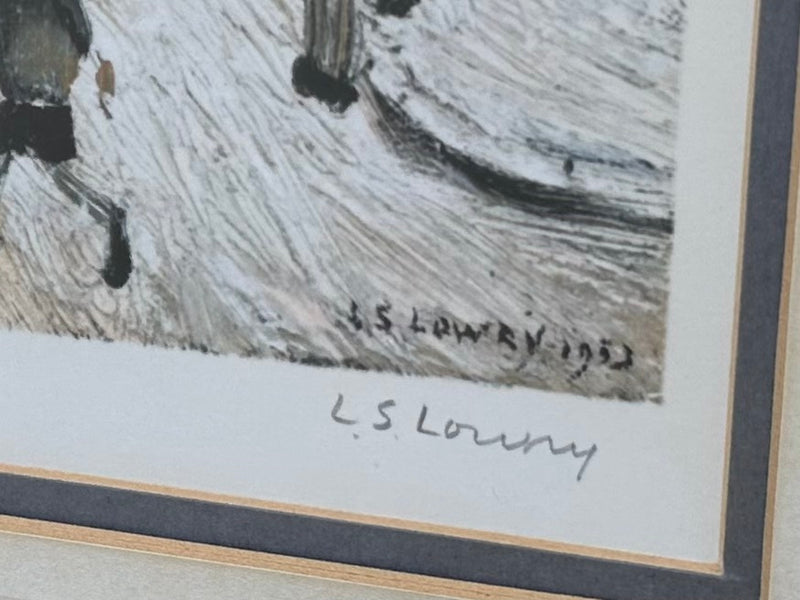 L.S. LAURENCE STEPHEN LOWRY, 'INDUSTRIAL SCENE', SIGNED LIMITED EDITION PRINT 735/850