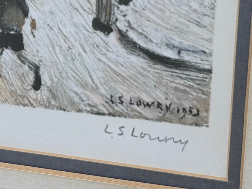 L.S. LAURENCE STEPHEN LOWRY, 'INDUSTRIAL SCENE', SIGNED LIMITED EDITION PRINT 735/850