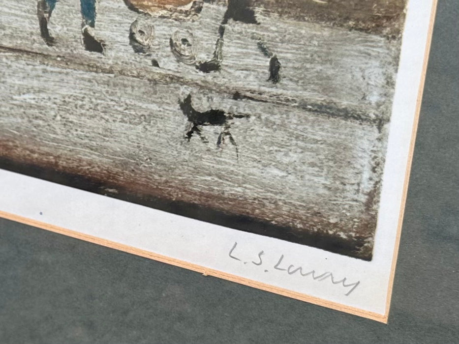 L.S. LAURENCE STEPHEN LOWRY 'ST LUKE'S CHURCH' SIGNED LIMITED EDITION PRINT 637/850