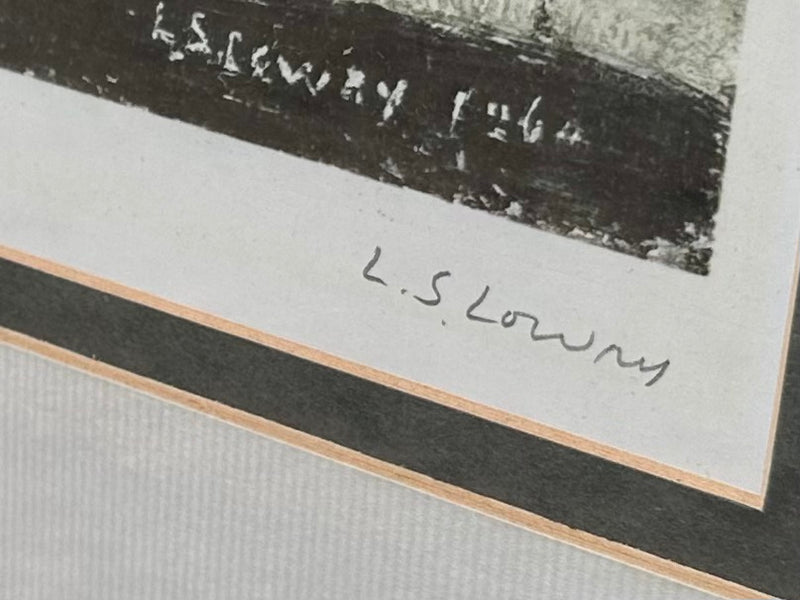 L.S. LAURENCE STEPHEN LOWRY, 'STATION APPROACH', SIGNED LIMITED EDITION PRINT, 262/850