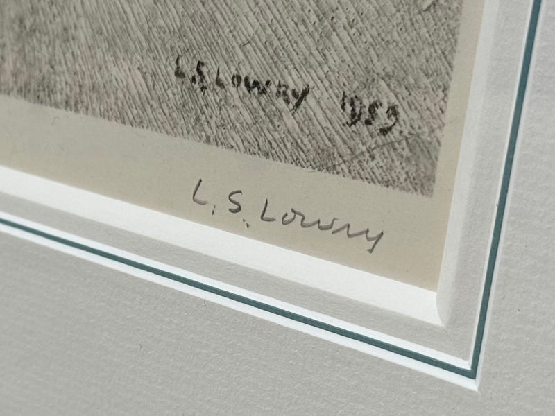 L.S. LAURENCE STEPHEN LOWRY, 'THE CART', SIGNED LIMITED EDITION COLOUR PRINT 24/850