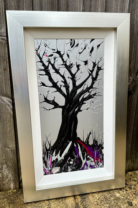 DUNCAN MACGREGOR, 'BARE BRANCHES', ORIGINAL ACRYLIC PAINTING, SIGNED