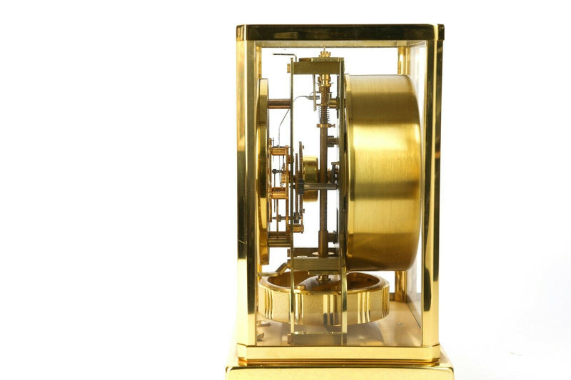 JAEGER LECOULTRE ATMOS METAL CALIBRE 526-5 BRASS/GLASS BRACKET MANTEL CLOCK
