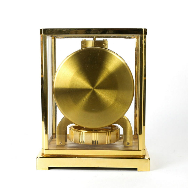 JAEGER LECOULTRE ATMOS METAL CALIBRE 526-5 BRASS/GLASS BRACKET MANTEL CLOCK