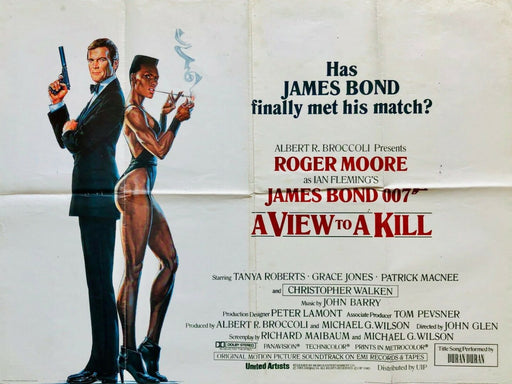 James Bond view kill poster