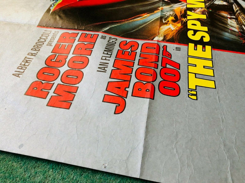 JAMES BOND, THE SPY WHO LOVED ME (1977) - SEIKO WATCH UK QUAD FILM MOVIE POSTER