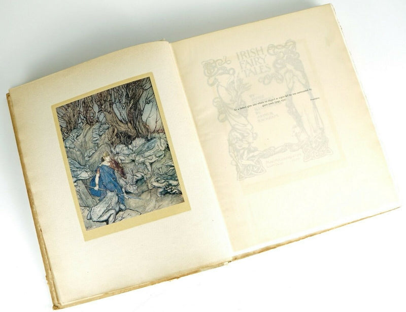 JAMES STEPHENS 'IRISH FAIRY TALES' 1920, ILLUSTRATED BY ARTHUR RACKHAM, SIGNED