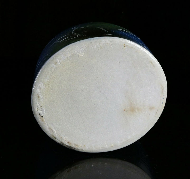 JANE HAMLYN (BRITISH, b.1940) STUDIO ART POTTERY ASYMMETRIC OVOID STONEWARE VASE