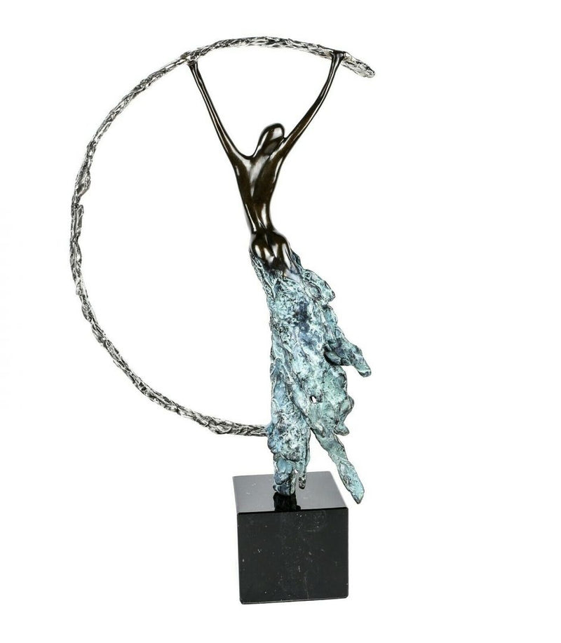 JENNINE PARKER (BRITISH, b.1971) -MOONLIGHT- LIMITED EDITION BRONZE SCULPTURE
