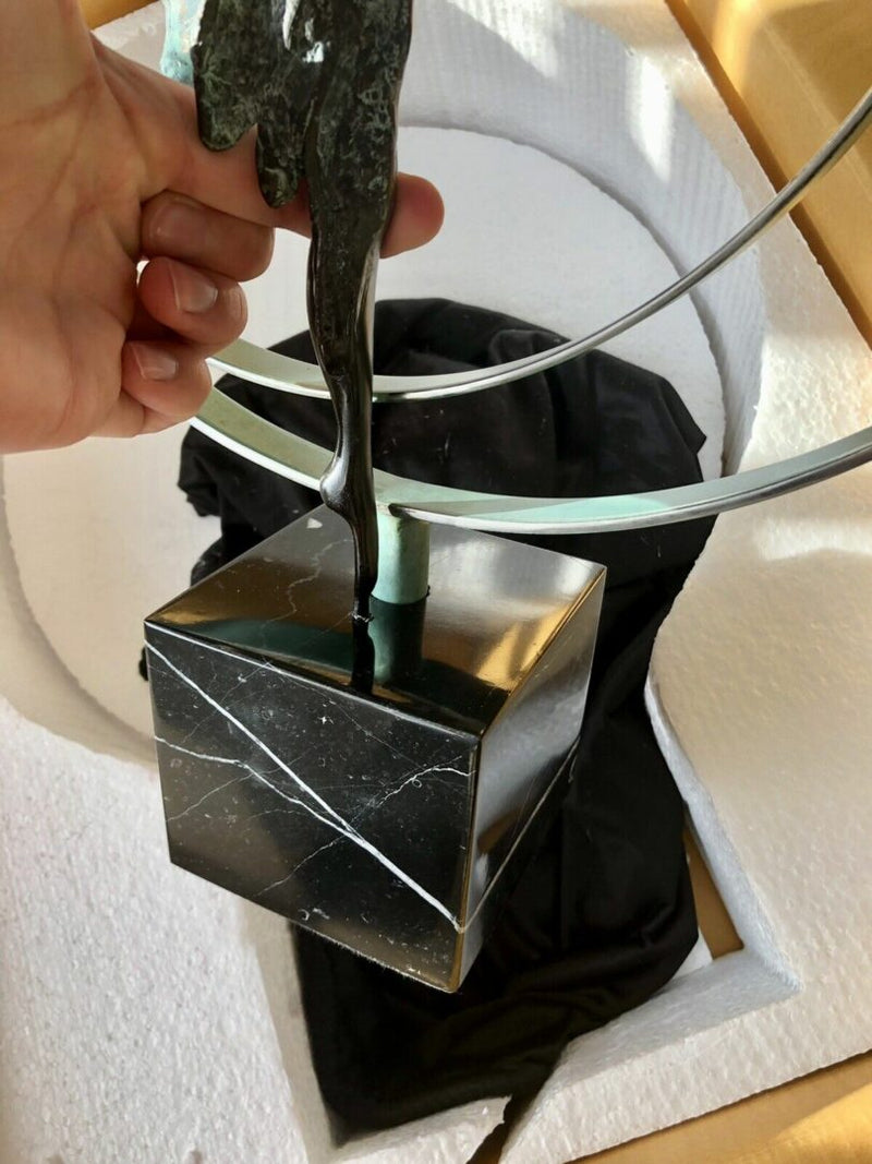 JENNINE PARKER -ELEVATION- LIMITED EDITION BRONZE DANCER SCULPTURE FIGURE &amp; COA