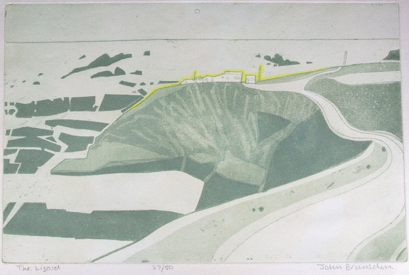 JOHN BRUNSDON (BRITISH, 1933-2014) -THE LIZARD- LIMITED EDITION ETCHING PRINT, SIGNED